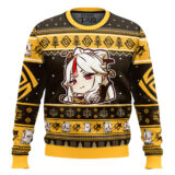 Hooktab Genshin Impact Ningguang Ugly Christmas Sweater