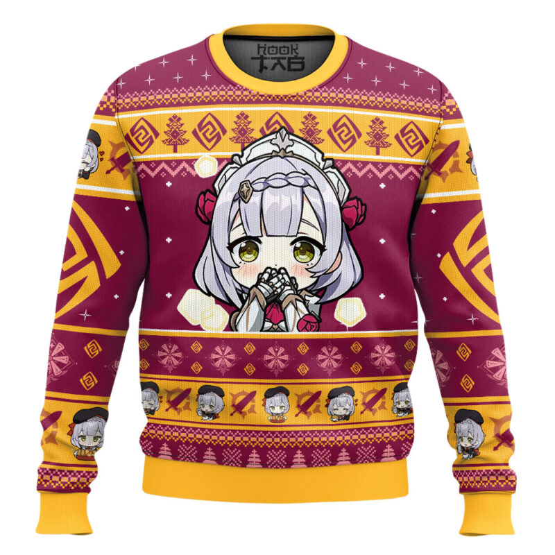 Hooktab Genshin Impact Noelle Ugly Christmas Sweater