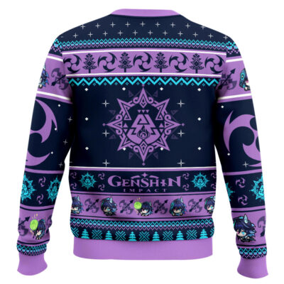 Hooktab Genshin Impact Ororon Ugly Christmas Sweater