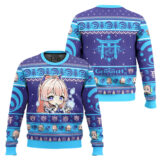 Hooktab Genshin Impact Sangonomiya Kokomi Ugly Christmas Sweater