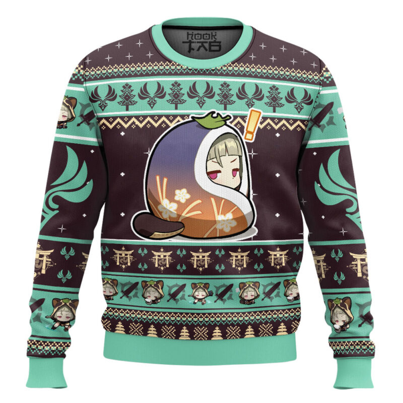 Hooktab Genshin Impact Sayu Ugly Christmas Sweater Hooktab Genshin Impact Sayu Ugly Christmas Sweater