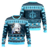 Hooktab Genshin Impact Shenhe Ugly Christmas Sweater