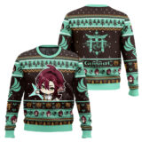 Hooktab Genshin Impact Shikanoin Heizou Ugly Christmas Sweater