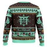Hooktab Genshin Impact Shikanoin Heizou Ugly Christmas Sweater