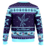Hooktab Genshin Impact Skirk Ugly Christmas Sweater