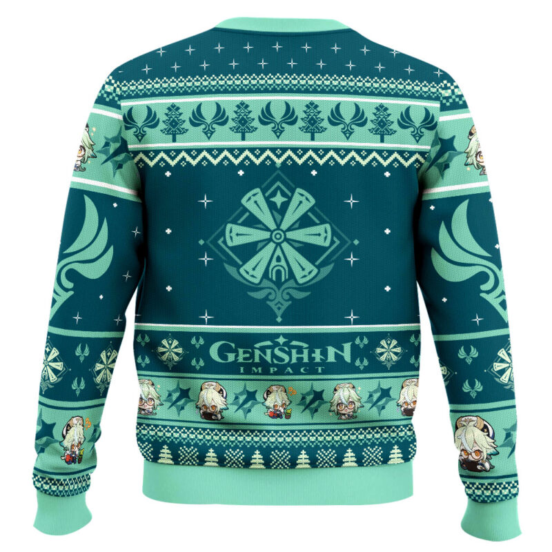 Hooktab Genshin Impact Sucrose Ugly Christmas Sweater Hooktab Genshin Impact Sucrose Ugly Christmas Sweater