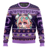Hooktab Genshin Impact Varesa Ugly Christmas Sweater