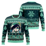 Hooktab Genshin Impact Venti Ugly Christmas Sweater