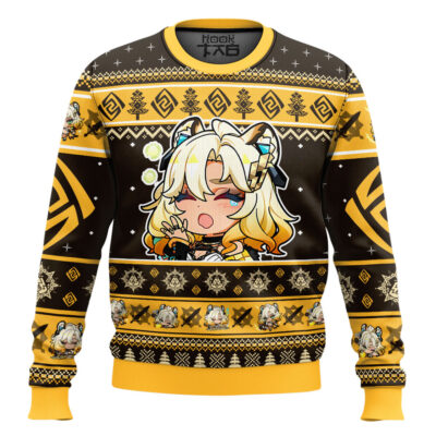 Hooktab Genshin Impact Xilonen Ugly Christmas Sweater