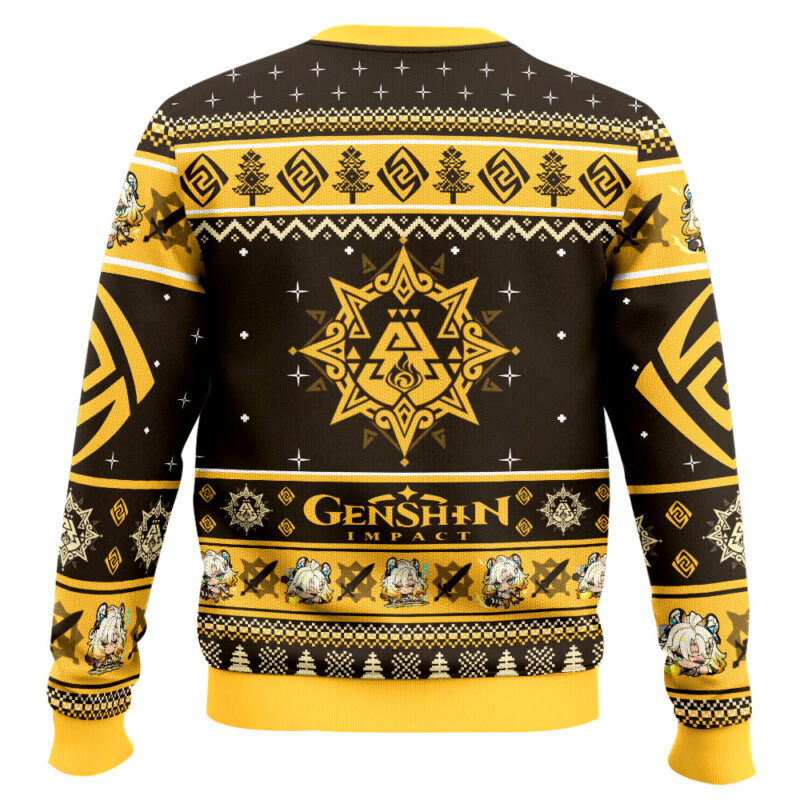 Hooktab Genshin Impact Xilonen Ugly Christmas Sweater Hooktab Genshin Impact Xilonen Ugly Christmas Sweater