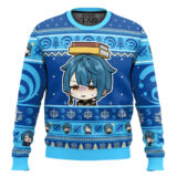 Hooktab Genshin Impact Xingqiu Ugly Christmas Sweater
