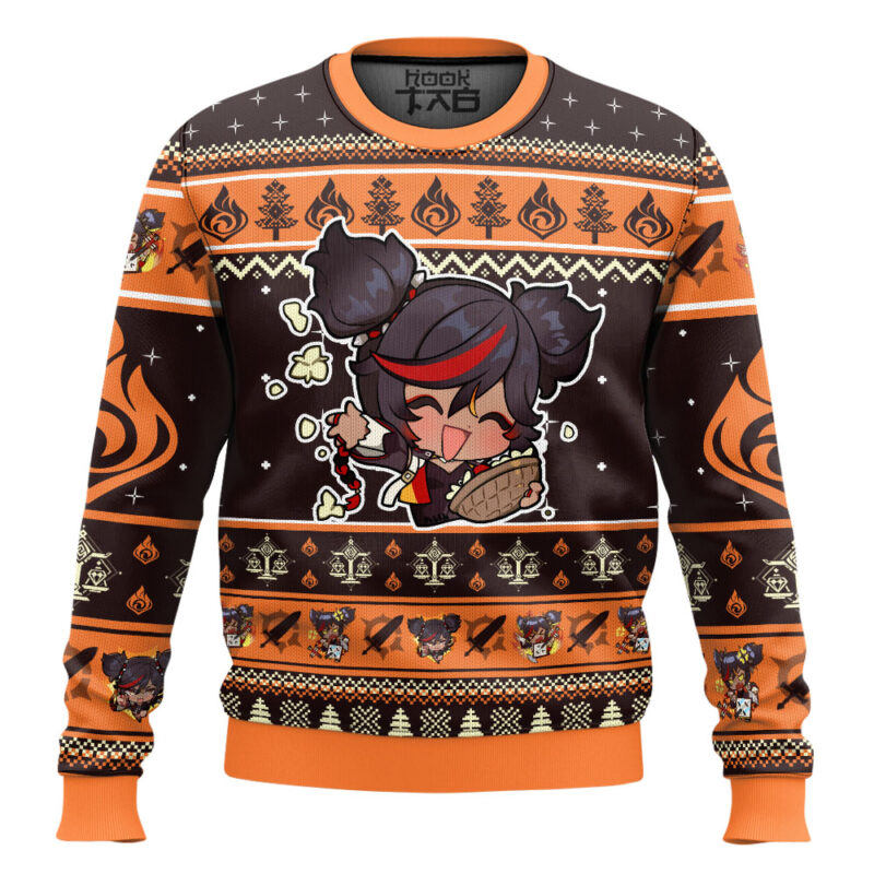 Hooktab Genshin Impact Xinyan Ugly Christmas Sweater