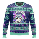 Hooktab Genshin Impact Yumemizuki Mizuki Ugly Christmas Sweater
