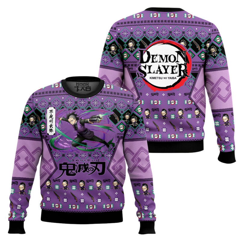 Hooktab Genya Shinazugawa Ugly Christmas Sweater Ugly Christmas Sweater Hooktab Genya Shinazugawa Ugly Christmas Sweater Ugly Christmas Sweater