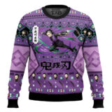Hooktab Genya Shinazugawa Ugly Christmas Sweater Ugly Christmas Sweater