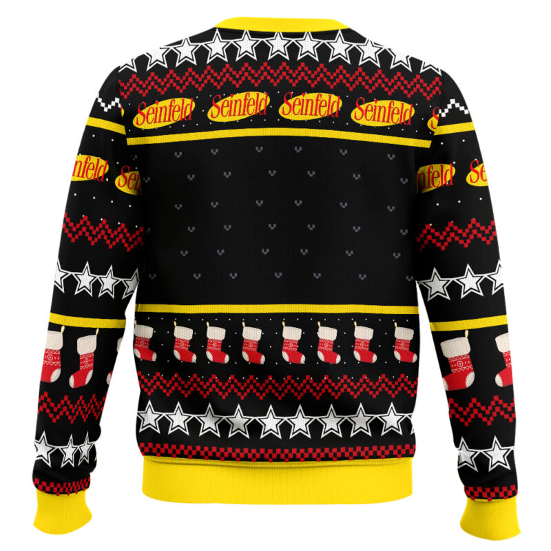 Hooktab George Costanza Seinfield Ugly Christmas Sweater Hooktab George Costanza Seinfield Ugly Christmas Sweater