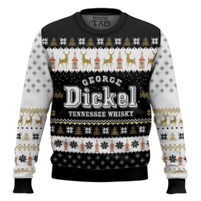 Hooktab George Dickel Ugly Christmas Sweater