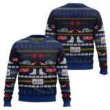 Hooktab Get Back In Time For Christmas Back To The Future Ugly Christmas Sweater