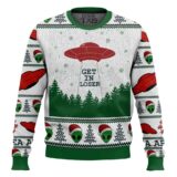 Hooktab Get In Loser Area 51 Ugly Christmas Sweater