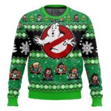 Hooktab Ghost Is Banned Ghostbusters Ugly Christmas Sweater