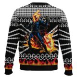 Hooktab Ghost Rider Ugly Christmas Sweater