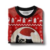 Hooktab Ghostface Merry Christmas Scream Ugly Christmas Sweater