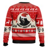 Hooktab Ghostface Merry Christmas Scream Ugly Christmas Sweater