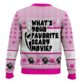 Hooktab Ghostface Pinky Scream Ugly Christmas Sweater