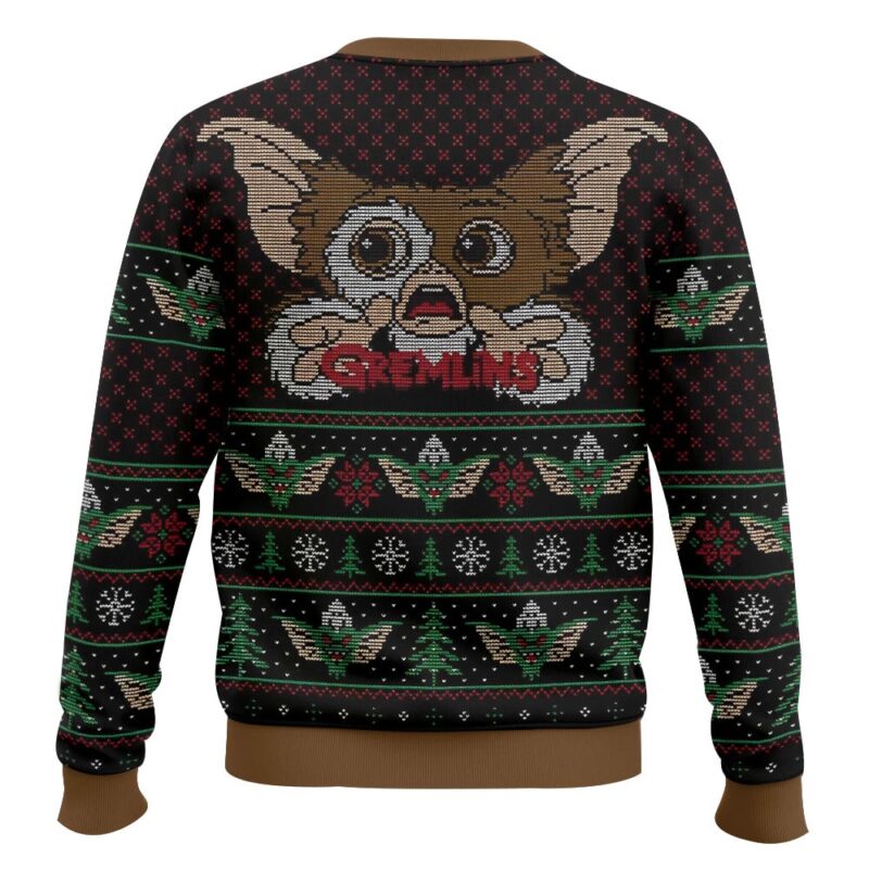 Hooktab Gizmo Gremlins Ugly Christmas Sweater Hooktab Gizmo Gremlins Ugly Christmas Sweater