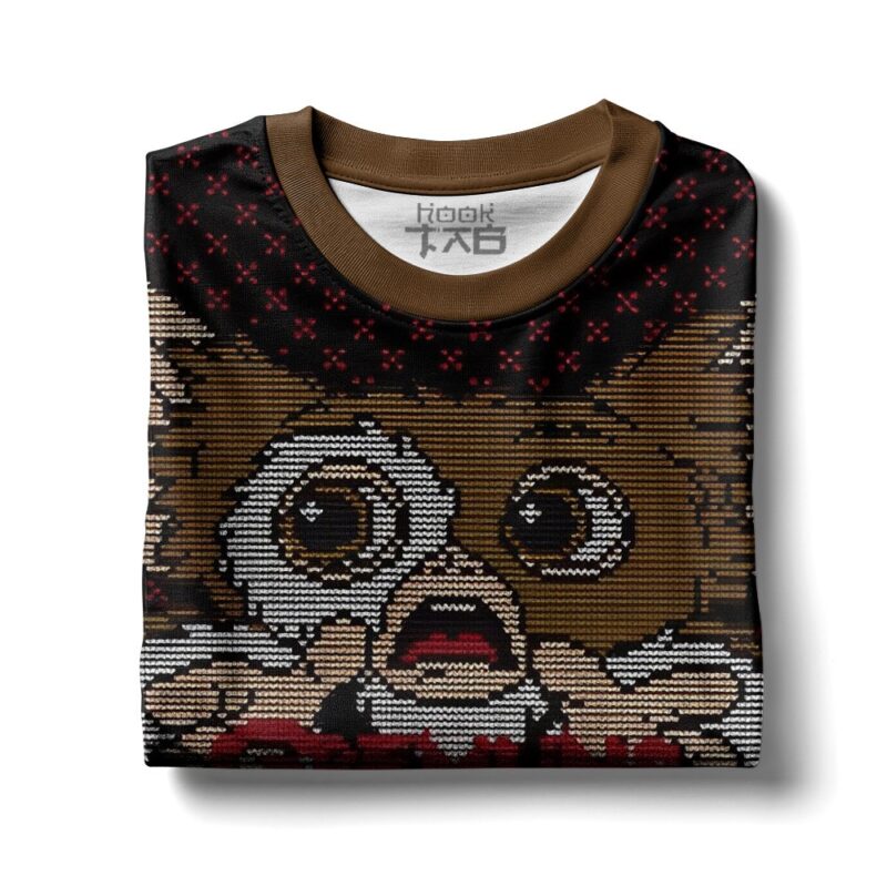 Hooktab Gizmo Gremlins Ugly Christmas Sweater Hooktab Gizmo Gremlins Ugly Christmas Sweater