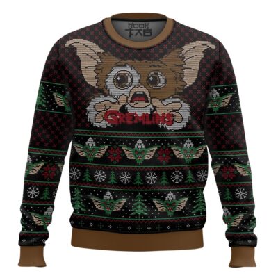 Hooktab Gizmo Gremlins Ugly Christmas Sweater