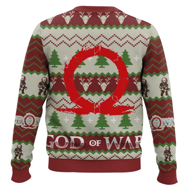 Hooktab God Of Christmas God Of War Ugly Christmas Sweater Hooktab God Of Christmas God Of War Ugly Christmas Sweater