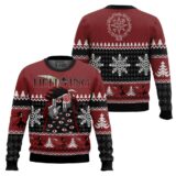 Hooktab God With Us Hellsing Ugly Christmas Sweater