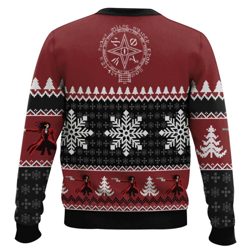 Hooktab God With Us Hellsing Ugly Christmas Sweater Hooktab God With Us Hellsing Ugly Christmas Sweater