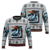 Hooktab Gogmazios Monster Hunter Ugly Christmas Sweater