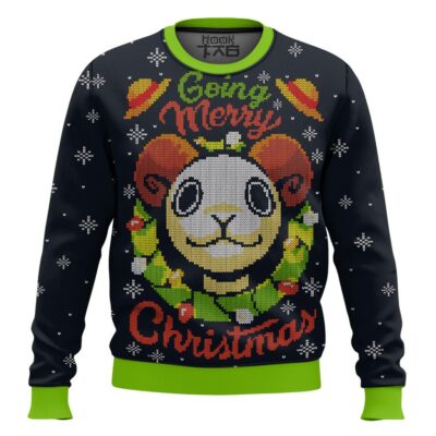Hooktab Going Merry Christmas One Piece Ugly Christmas Sweater