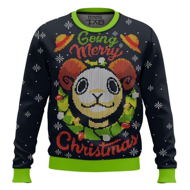 Hooktab Going Merry Christmas One Piece Ugly Christmas Sweater