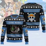 Hooktab Going Merry X-mas One Piece Ugly Christmas Sweater