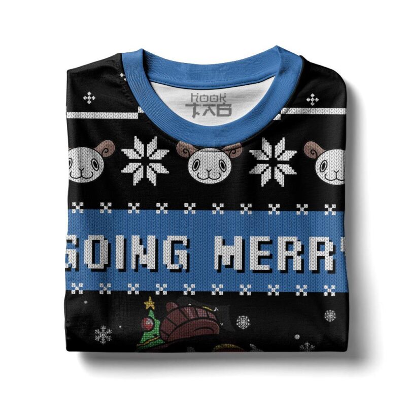 Hooktab Going Merry X-mas One Piece Ugly Christmas Sweater Hooktab Going Merry X-mas One Piece Ugly Christmas Sweater