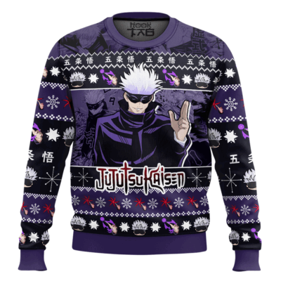 Hooktab Gojo Satoru Jujutsu Kaisen Ugly Sweater