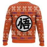 Hooktab Goku Blue Dragon Ball Z Ugly Christmas Sweater