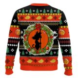 Hooktab Goku Christmas Wreath Dragon Ball Ugly Christmas Sweater
