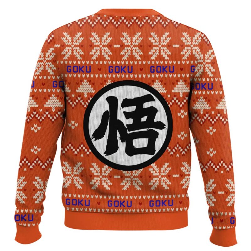 Hooktab Goku Dragon Ball Z Ugly Christmas Sweater Hooktab Goku Dragon Ball Z Ugly Christmas Sweater