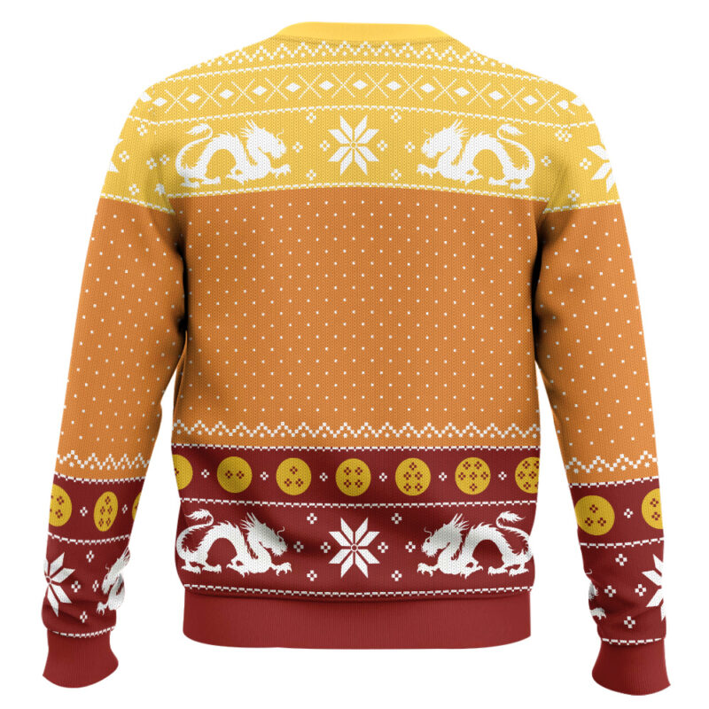 Hooktab Goku Kanji Dragon Ball Z Ugly Christmas Sweater Hooktab Goku Kanji Dragon Ball Z Ugly Christmas Sweater