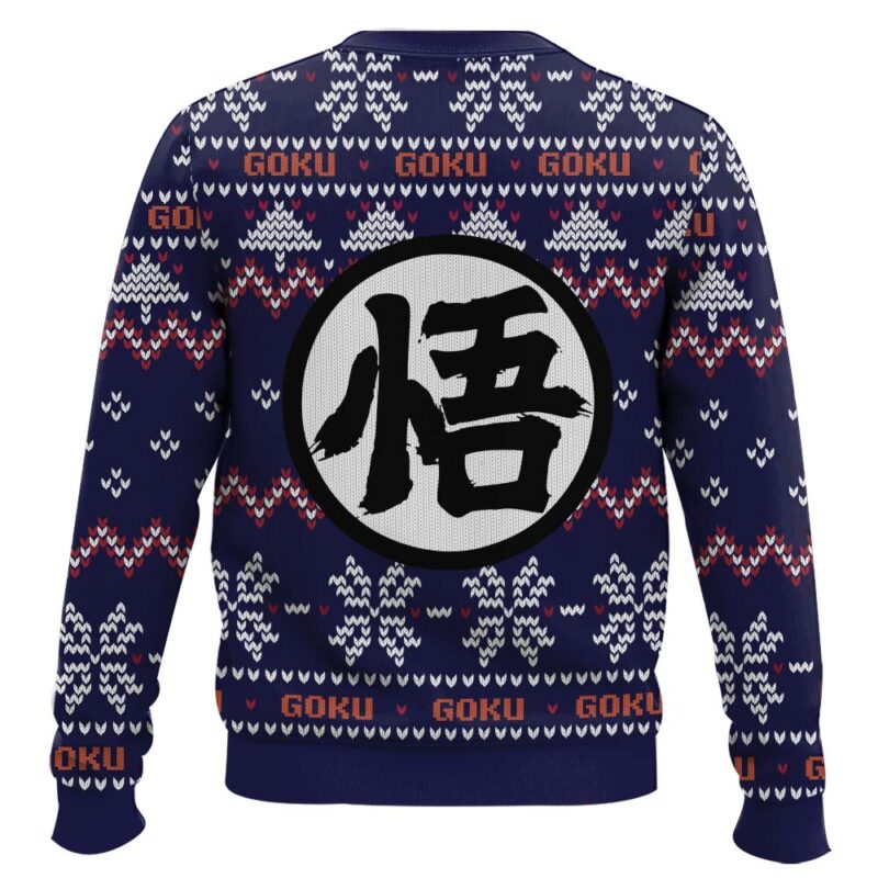 Hooktab Goku Ultra Instinct Dragon Ball Z Ugly Christmas Sweater Hooktab Goku Ultra Instinct Dragon Ball Z Ugly Christmas Sweater