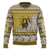 Hooktab Golden Deer Fire Emblem Ugly Christmas Sweater
