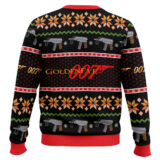 Hooktab Golden Eye 007 Mission Impossible Ugly Christmas Sweater