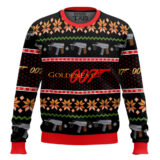 Hooktab Golden Eye 007 Mission Impossible Ugly Christmas Sweater