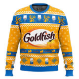 Hooktab Goldfish Ugly Christmas Sweater