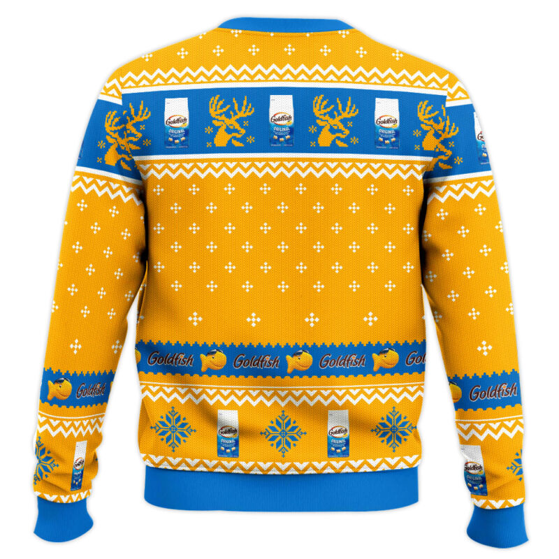 Hooktab Goldfish Ugly Christmas Sweater Hooktab Goldfish Ugly Christmas Sweater